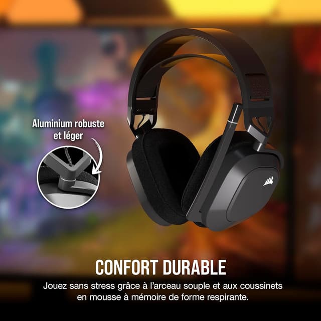 Thumbnail 3 de Corsair HS80 Max Wireless Casque Multiplateforme
