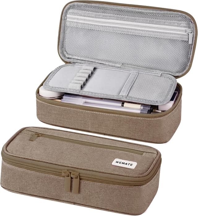 Detalle de WEMATE Large Pencil Case 9x4.3in