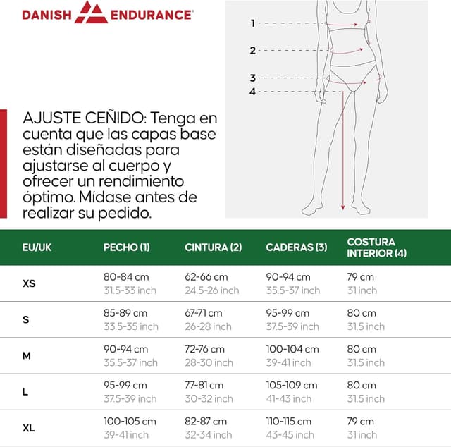 Thumbnail 5 de DANISH ENDURANCE Conjunto térmico lana merino 180 g/m²