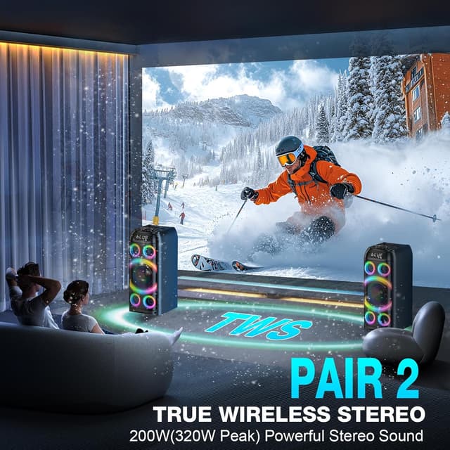 Thumbnail 4 de BOHINI T77 160W Bluetooth Speaker