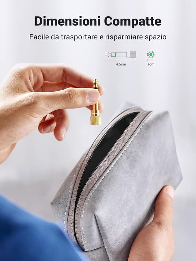 Thumbnail 4 de UGREEN Adattatore Audio 3,5→6,3 Jack HiFi