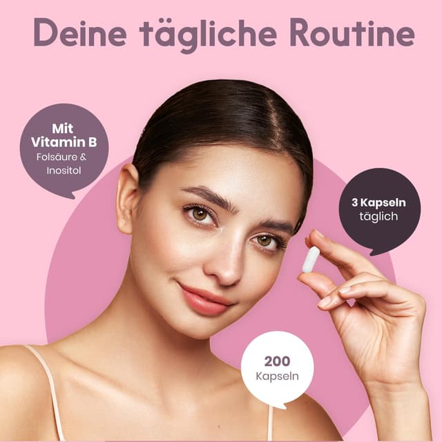 Detalle de Inositol Kapseln 2000 mg mit 200 Kapseln