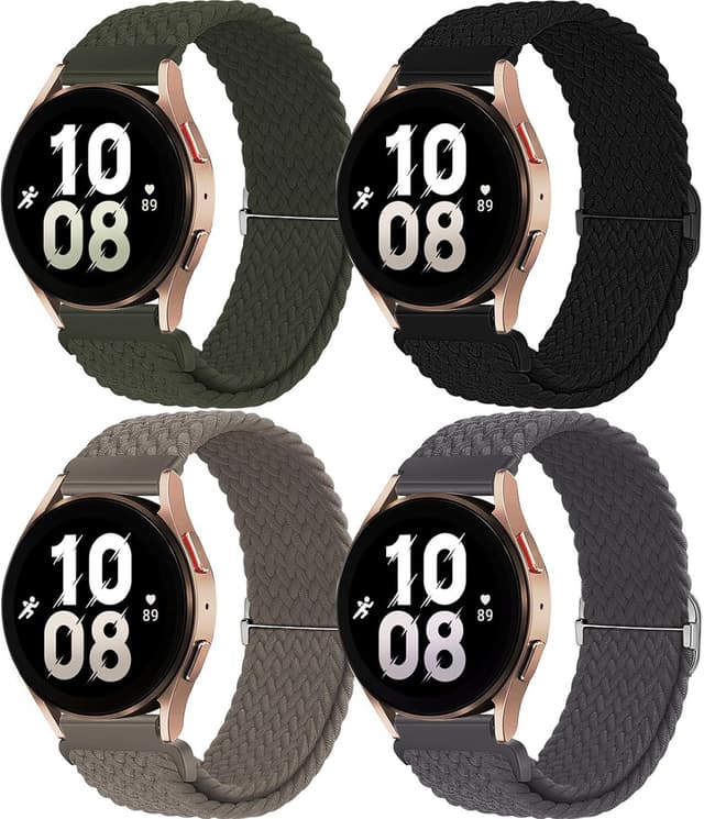 Thumbnail 6 de Cinturino in nylon intrecciato 20 mm chinbersky per Samsung Galaxy Watch 4/5/6/7 (compatibile anche Watch3, Active2 e Classic)