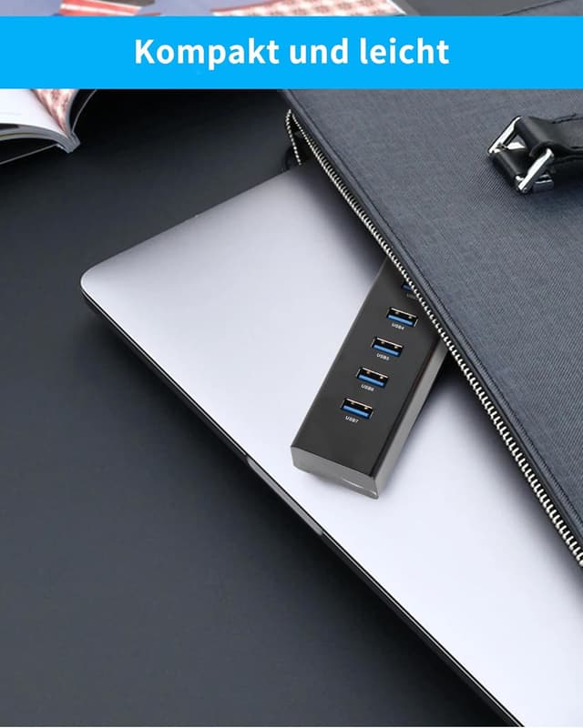 Thumbnail 4 de USB Hub 7 Port Tragbar 3.0+2.0