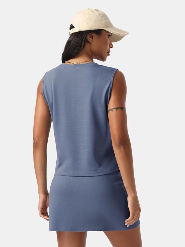 Detalle 2 de EXLURA EXLURA tennis skirt set 95% cotton