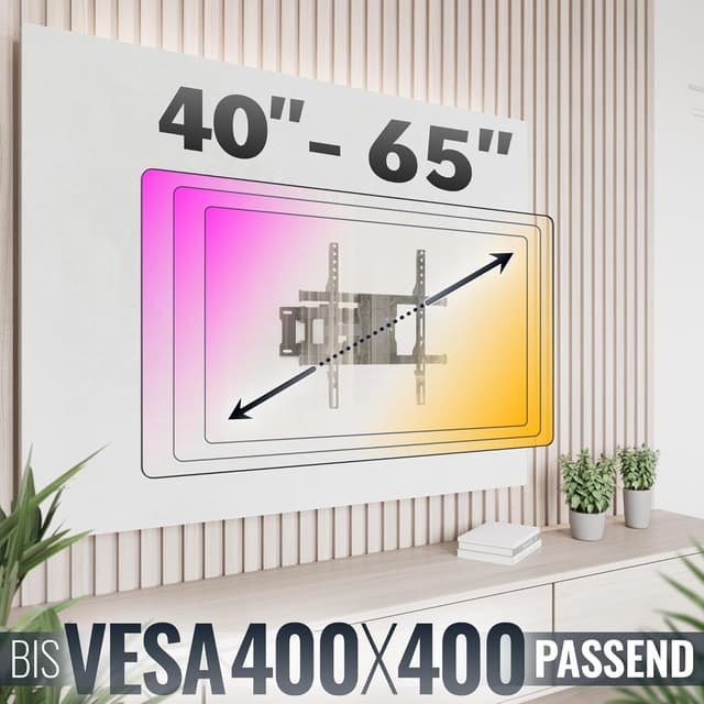 Detalle 2 de RICOO S7244 TV Wandhalterung 40–65 Zoll
