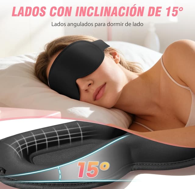 Detalle de GRIFEMA GH03 Antifaz 3D para Dormir