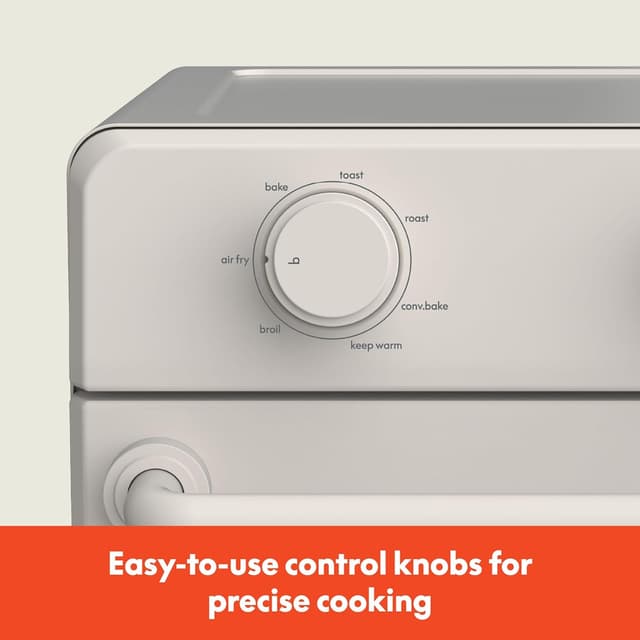 Detalle de Bella Air Fry Toaster Oven (1700W) with 7 Preset Cooking Options, Auto Shutoff & Dishwasher-Safe Trays