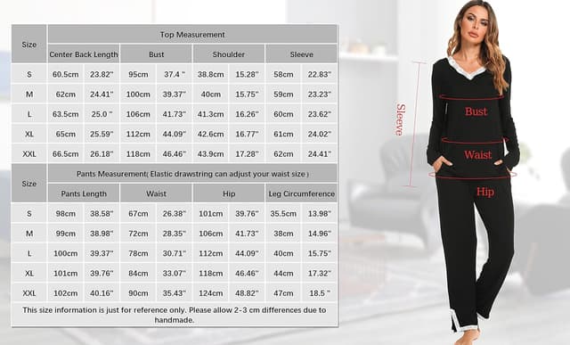 Thumbnail 5 de Lovasy Ensemble Pyjama Femme Cotton Hiver đ