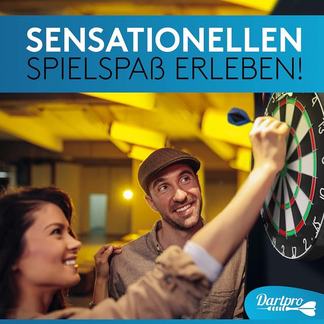 Thumbnail 6 de DartPro DAS ORIGINAL Dartscheibe 6 Pfeile