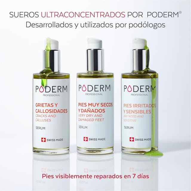 Detalle 1 de PODERM Aceite Serum para Pies Árbol de Té 🌿 Swiss Made