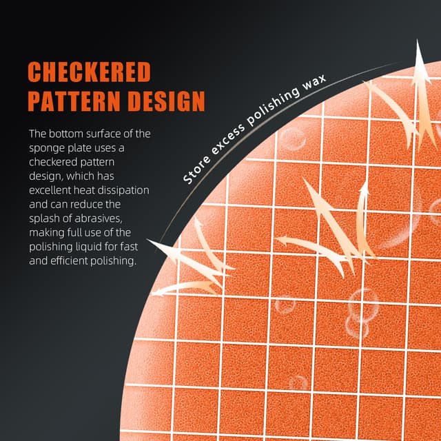 Detalle de SPTA SQMIX65 buffing polishing pads kit