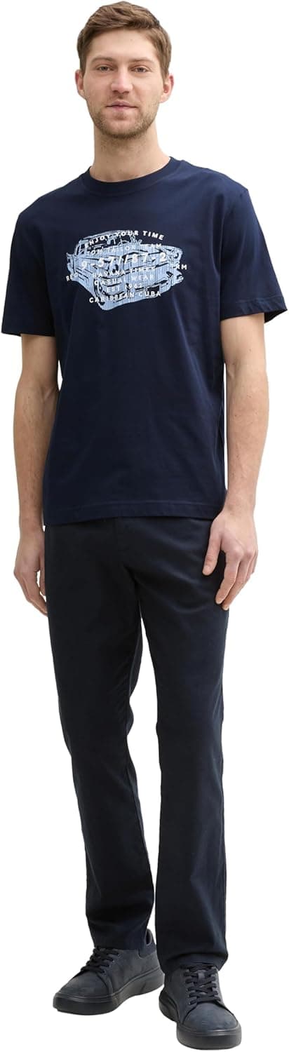 Detalle de TOM TAILOR 1048076 T-Shirt da uomo in cotone (confezione da 2)