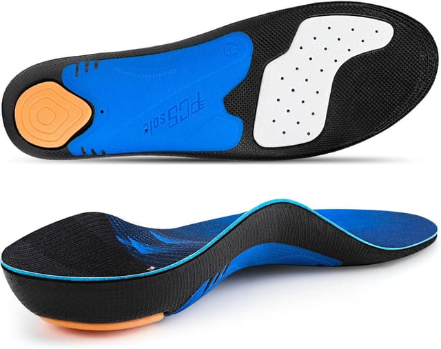 Detalle de PCSsole orthotic insoles with high & medium arch support for flat feet and plantar fasciitis