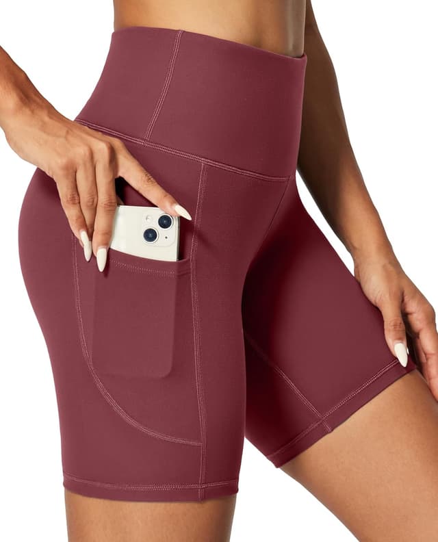 Thumbnail 6 de IUGA Women’s 6" Biker Shorts with Tummy Control and Pockets