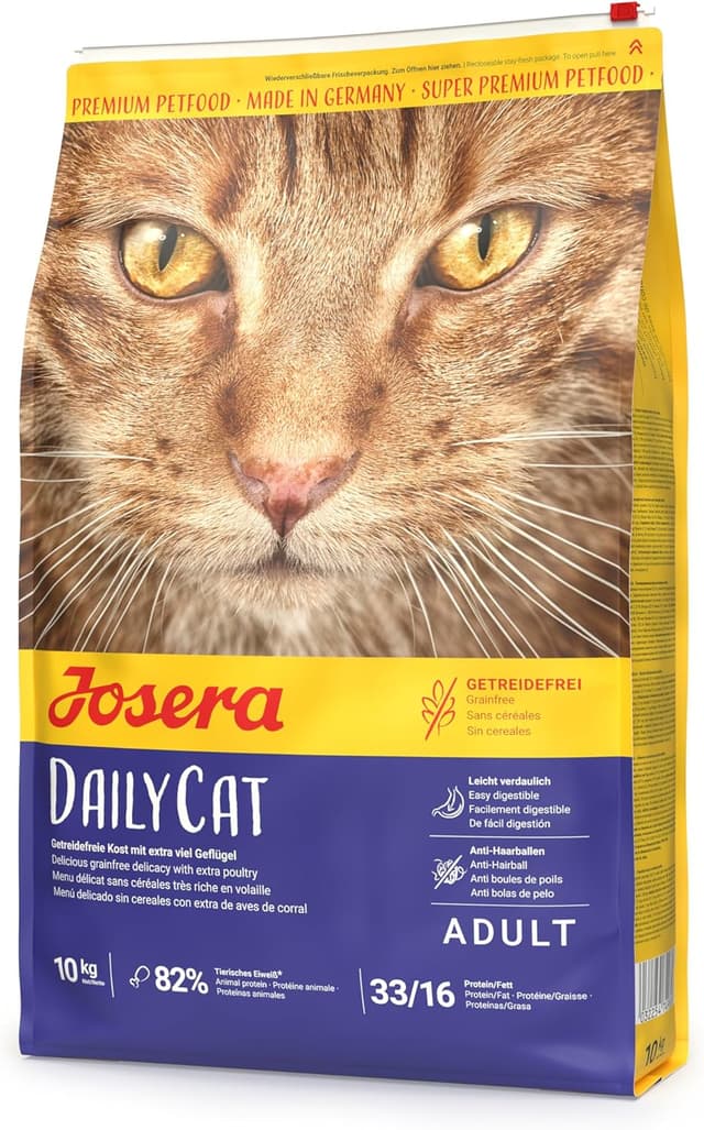 Detalle de JOSERA DailyCat – cibo secco per gatti DailyCat al pollame, confezione da 1 da 10 kg