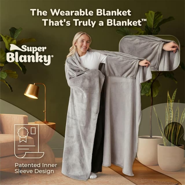 Thumbnail 1 de Super Blanky Wearable Blanket 70" x 60" š§£