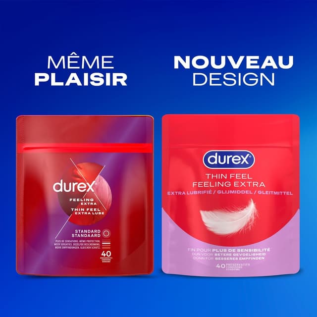 Thumbnail 2 de Durex Feeling Extra 40 prĂ©servatifs đĄ
