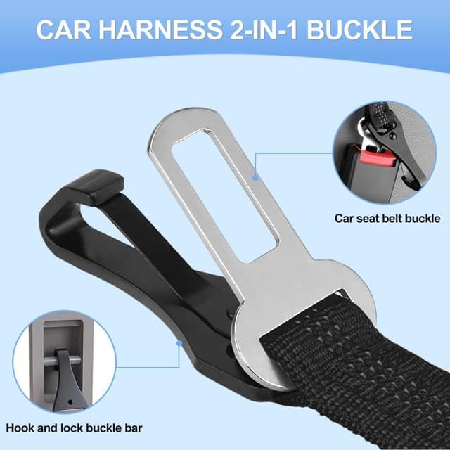 Detalle de Redamancy Dog Seat Belt 56-70cm for Cars