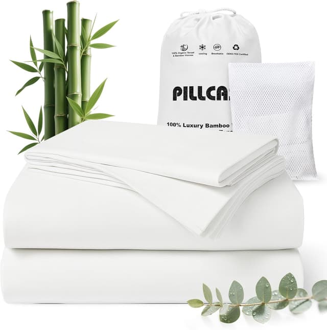 Detalle de Luxury Tencel bamboo cooling sheet set, King