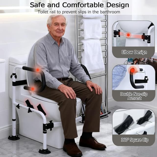 Thumbnail 2 de NJUN Toilet Frame 350 lb Capacity