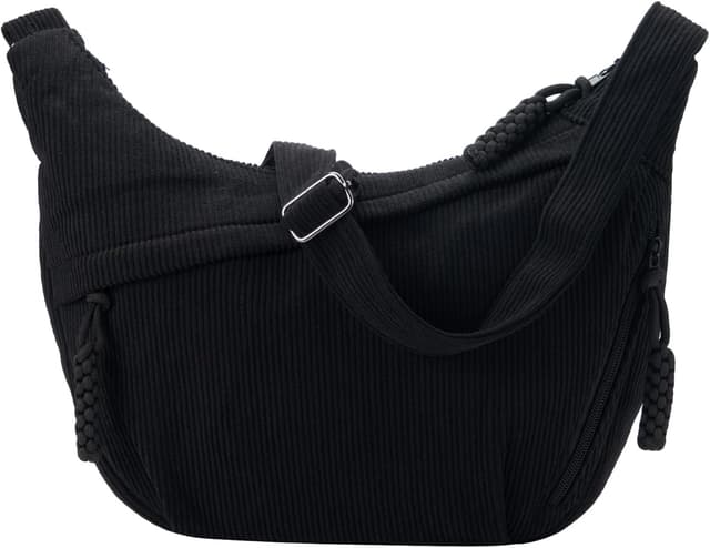 Imagen de Jiliyote Umhängetasche Damen cord Schwarz en OfertitasTOP