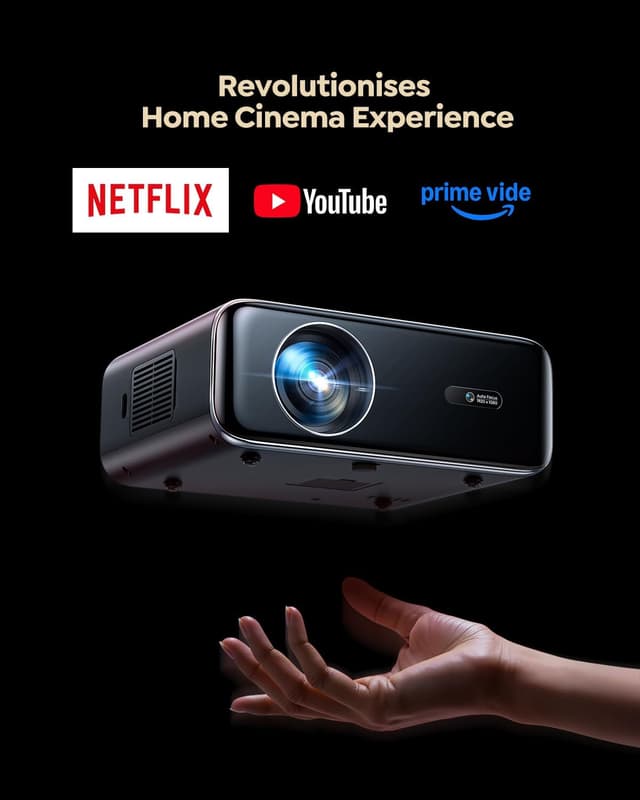 Detalle 2 de Netflix Officially Smart 4K Projector 1200 ANSI