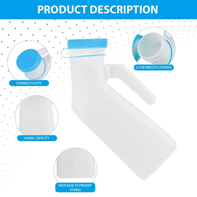 Thumbnail 4 de ACWOO Urinoir 1000 ml unisexe