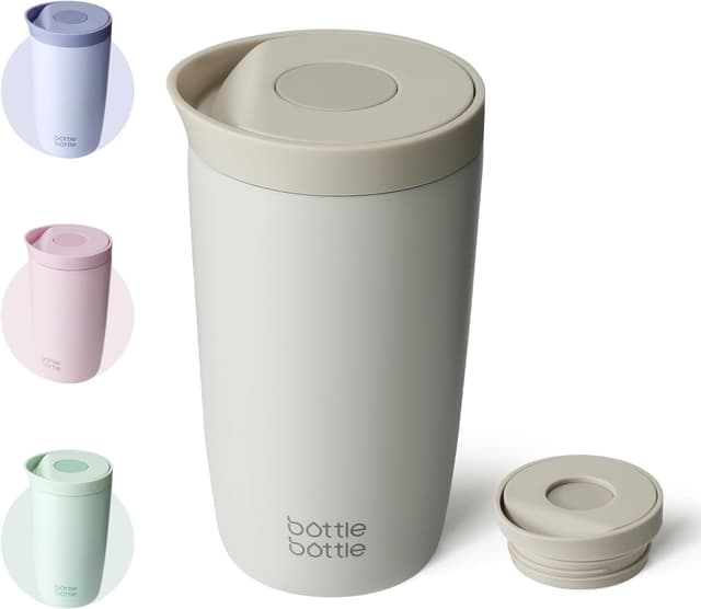 Detalle de BOTTLE BOTTLE Thermobecher 350 ml – Isolierbecher grau