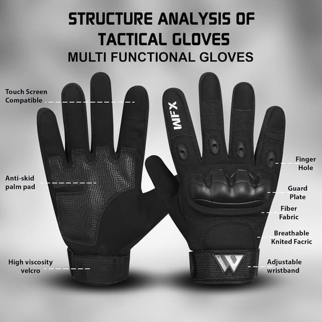 Thumbnail 2 de WFX Full‑Finger Motorcycle Gloves with Touchscreen