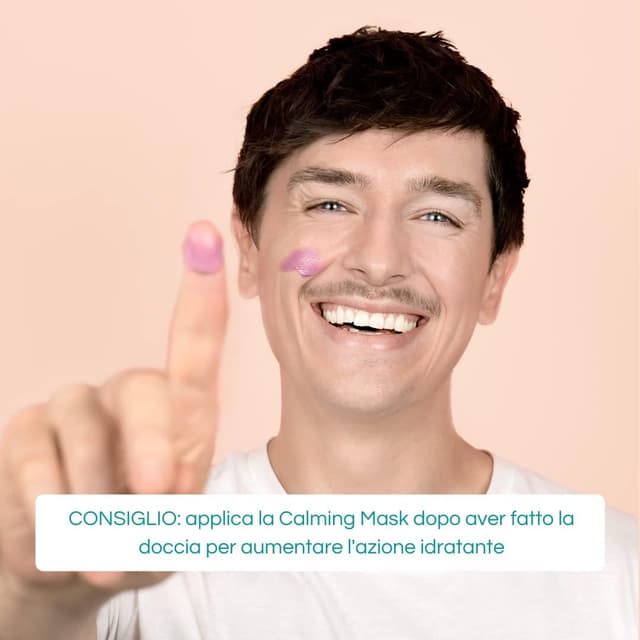 Detalle de Colibri Skincare CALMING MASK (150 ml) – maschera viso idratante, nutriente e purificante