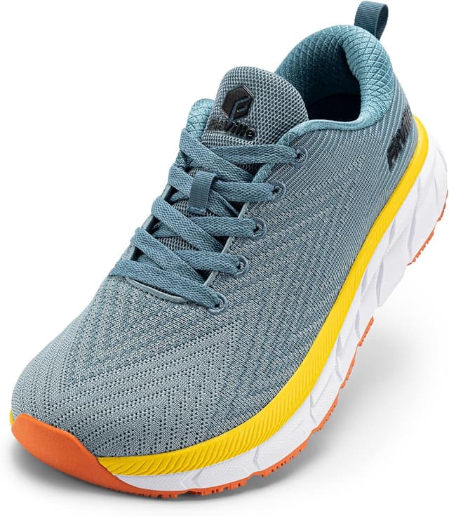 Detalle de FitVille Extra Weite Laufschuhe für Herren – gedämpfte, atmungsaktive Joggingschuhe mit breiter Zehenbox