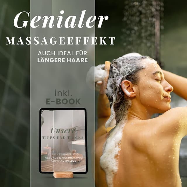 Detalle 1 de BAMBUA Kopfhaut Massagebürste