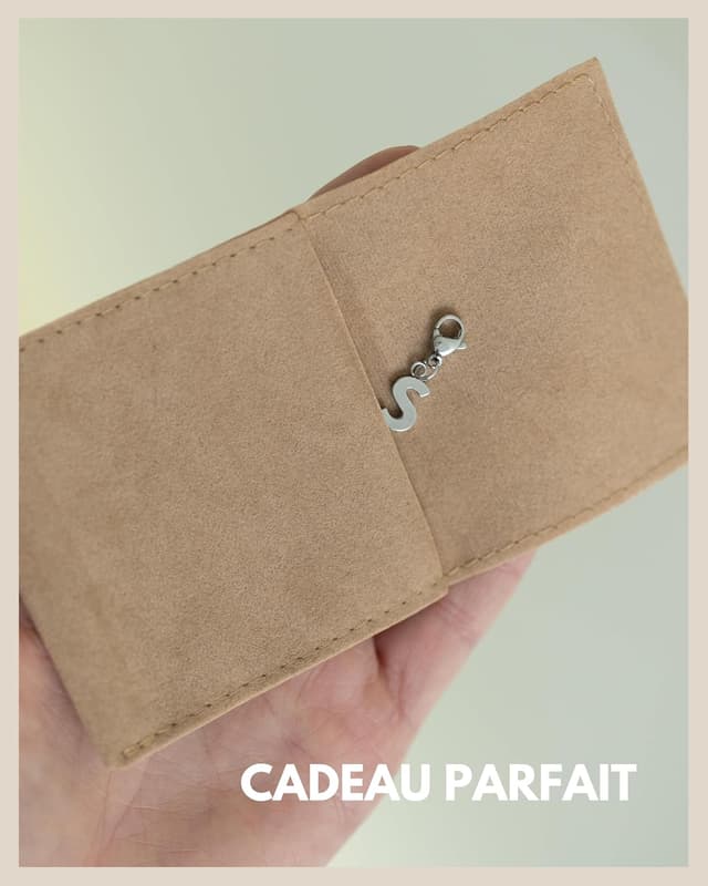 Thumbnail 4 de Pendentif Initial Charm Acier 5 mm đȘ