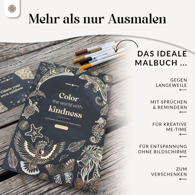 Thumbnail 4 de Lebenskompass Malbuch 100 Motive Entspannung 📘