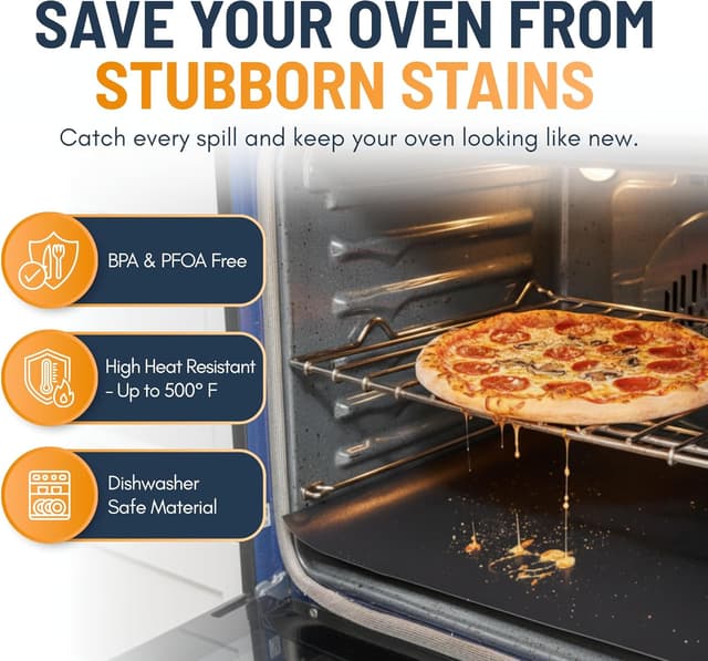 Thumbnail 1 de Oven Liners 17x25 Non-Stick 2 Pack