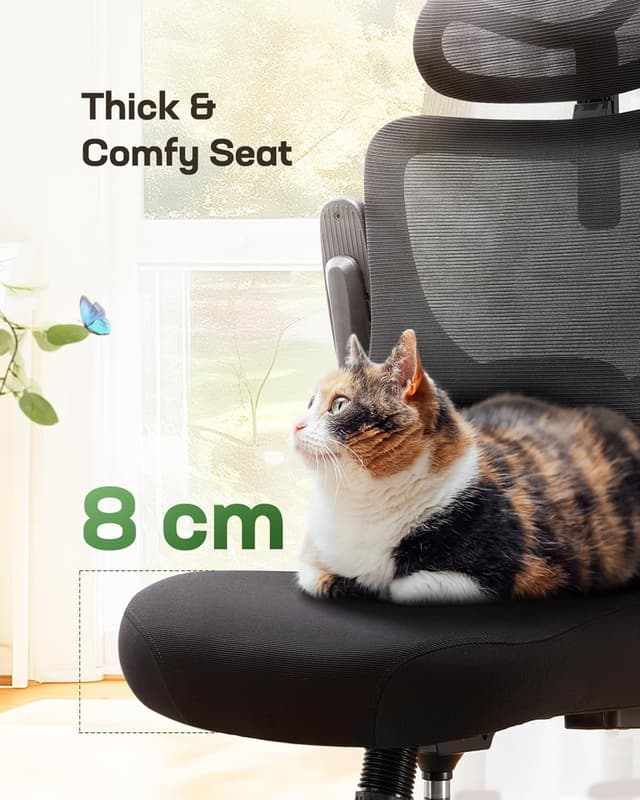 Detalle de Marsail Ergonomic Office Chair 136 kg load