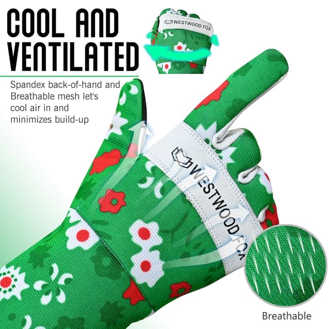 Thumbnail 2 de WESTWOOD FOX Leather Gardening Gloves S