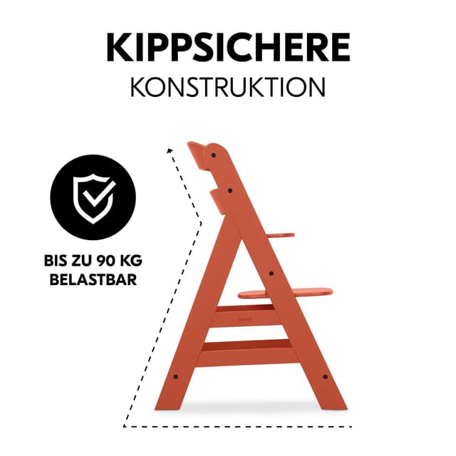 Thumbnail 3 de hauck Alpha+ Cork Hochstuhl 90 kg