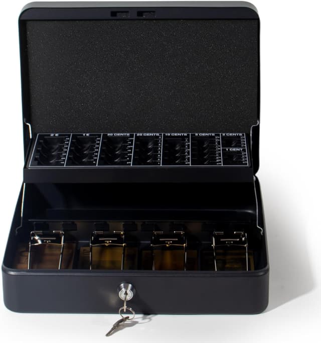 Detalle 1 de GREELUE Geldkassette Groß Abschließend 30x24x9 cm