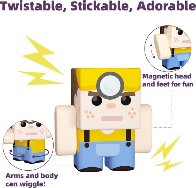 Thumbnail 4 de GobiDex 8PCS Magnetic Action Figures for Ages 3+