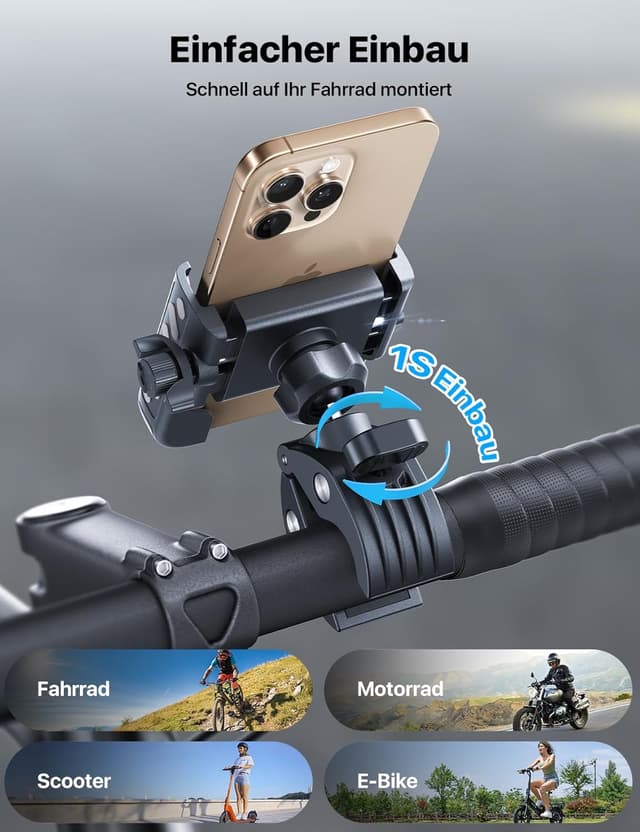 Thumbnail 5 de andobil Handyhalterung Fahrrad 360°