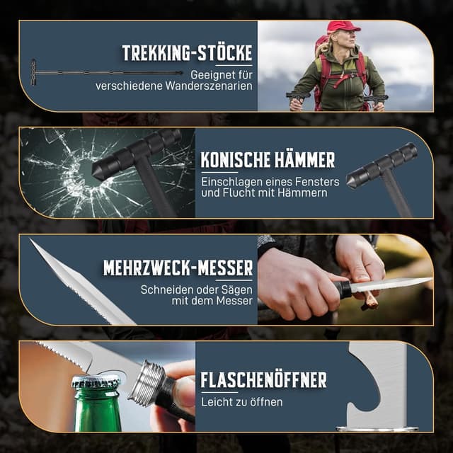 Thumbnail 4 de Golden Bird Wanderstöcke Erweiterungen