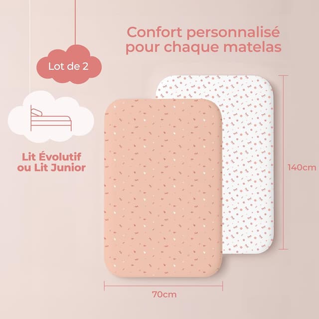 Detalle 2 de Dreamzie Drap housse 70x140 cm bébé