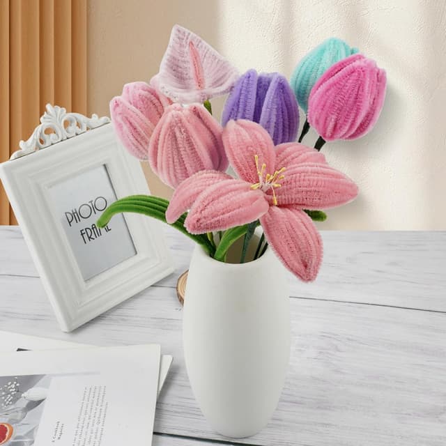 Thumbnail 4 de Ainiv 300 Stück Pfeifenreiniger 30 cm 🎨