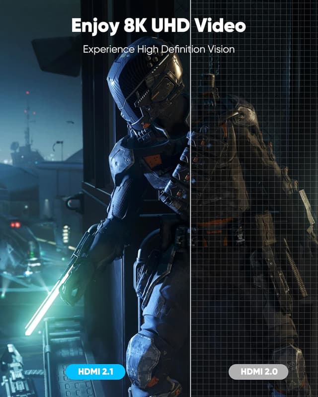 Detalle 1 de Highwings HDMI 2.1 Kabel 3m