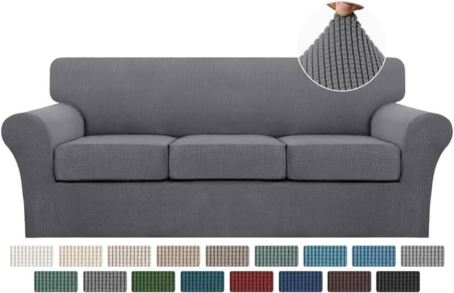 Imagen de Turquoize 3-Cushion Sofa Cover 72-88 in en OfertitasTOP
