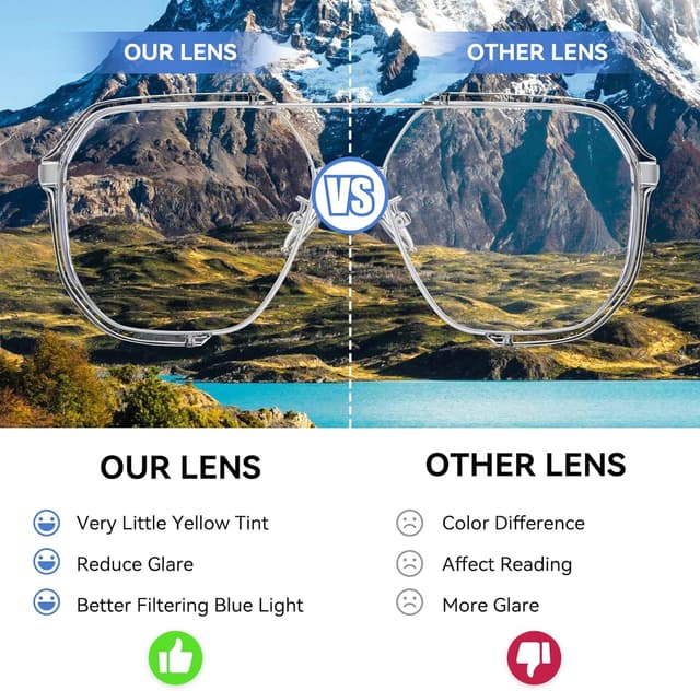 Thumbnail 2 de Dollger Pilotenbrille Blaulichtfilter UV400 PC Gaming