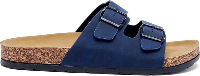 Detalle de JOMIX MCX250058 ciabatte da uomo estive con suola in sughero e plantare ammortizzato antiscivolo