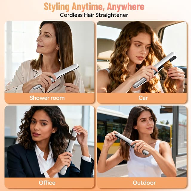 Thumbnail 2 de SUNMAY Cordless Hair Straighteners 205°C